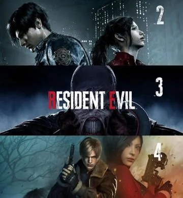Resident Evil 2, 3 y 4 Remake